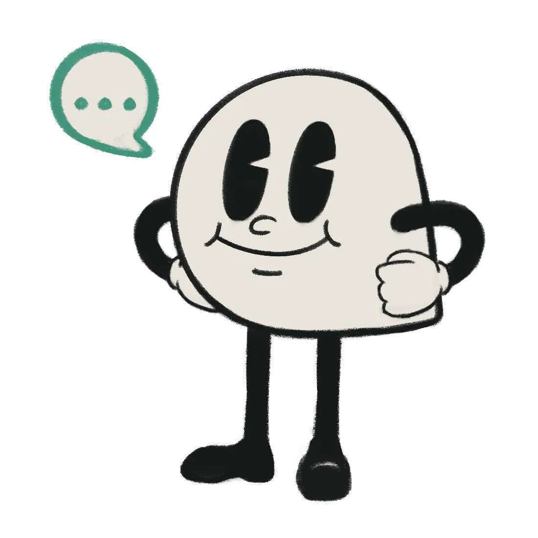 Elby, the Language Buddies mascot, ready to chat